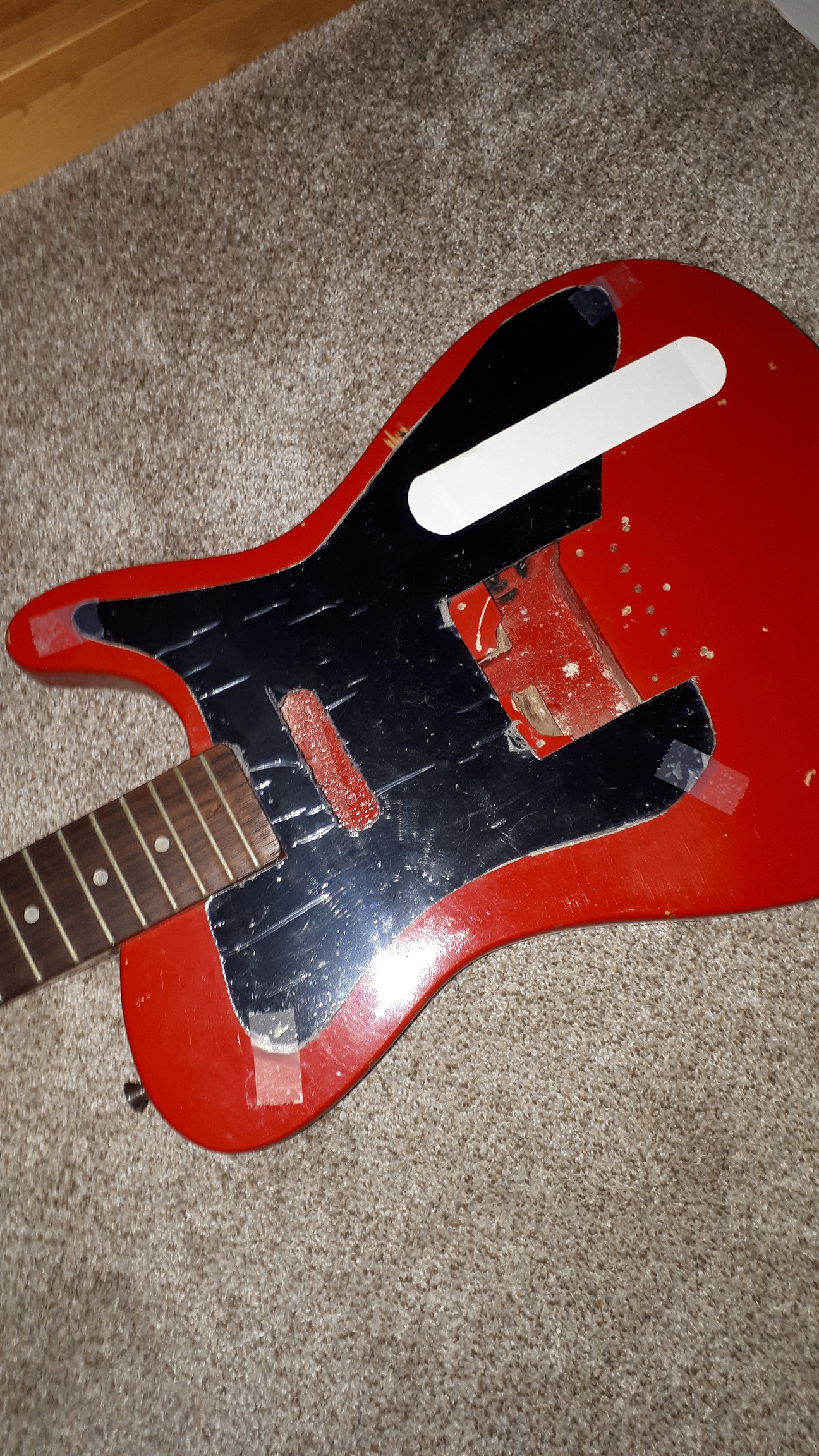 Control Panel Template added on the Guitar