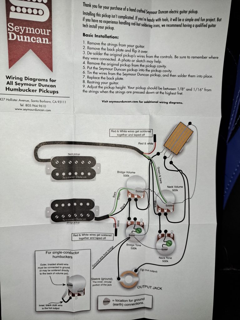 pickup instructions