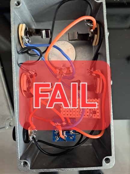 Failed wiring